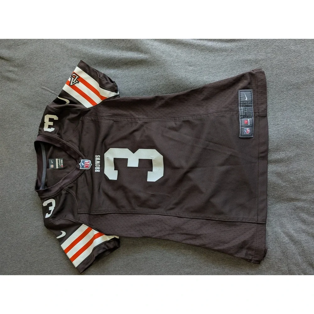 Nike NFL Cleveland Browns Brandon Weeden 3 Jersey Brown Womens Small